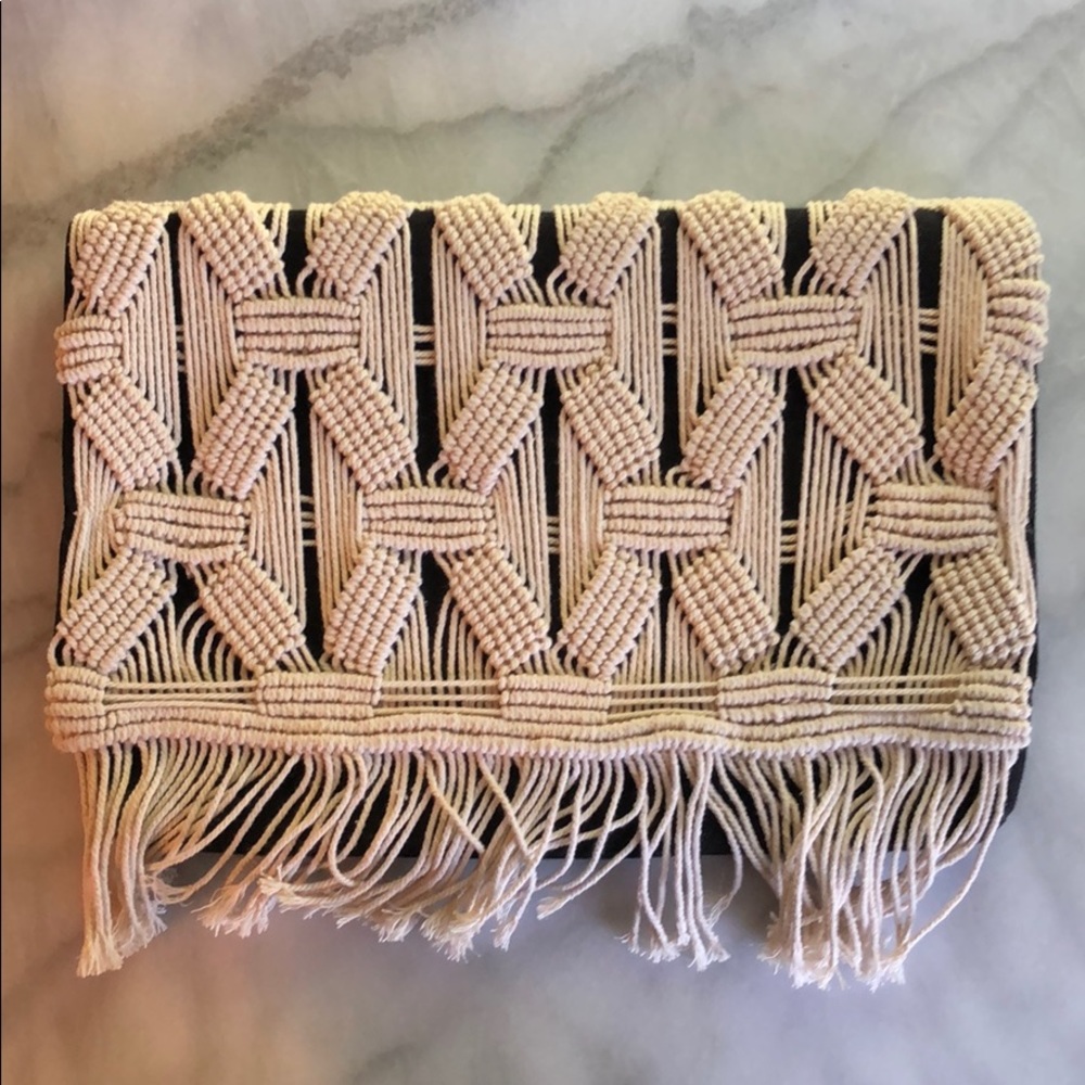 Stella & Dot Playa Macrame Clutch